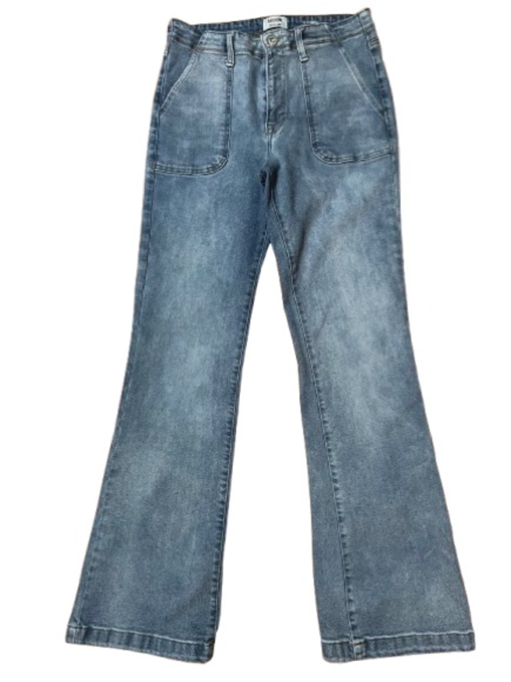 Kensie Vintage Luxe The Savannah High Rise Flare Blue Denim Jeans Size 29